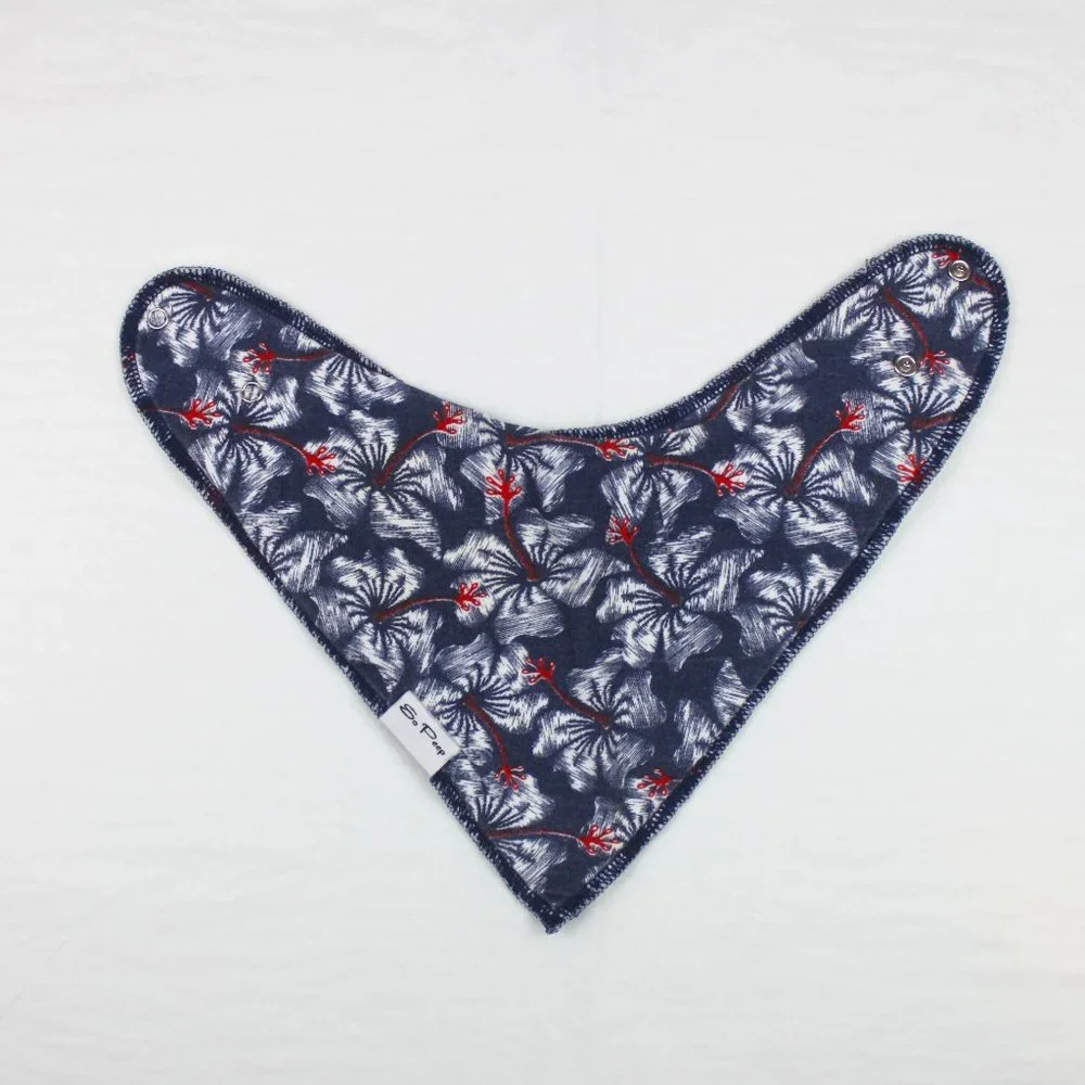 So Peep Lot of 3 Baby Bandana Organic Cotton Bibs